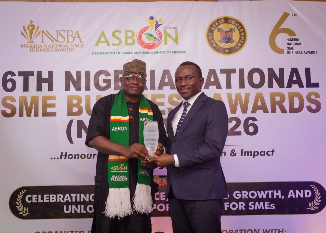 BANKING BEYOND THE BALANCE SHEET: UNION BANK’S ASBON RECOGNITION AND NIGERIA’S SMALL BUSINESS ECONOMY