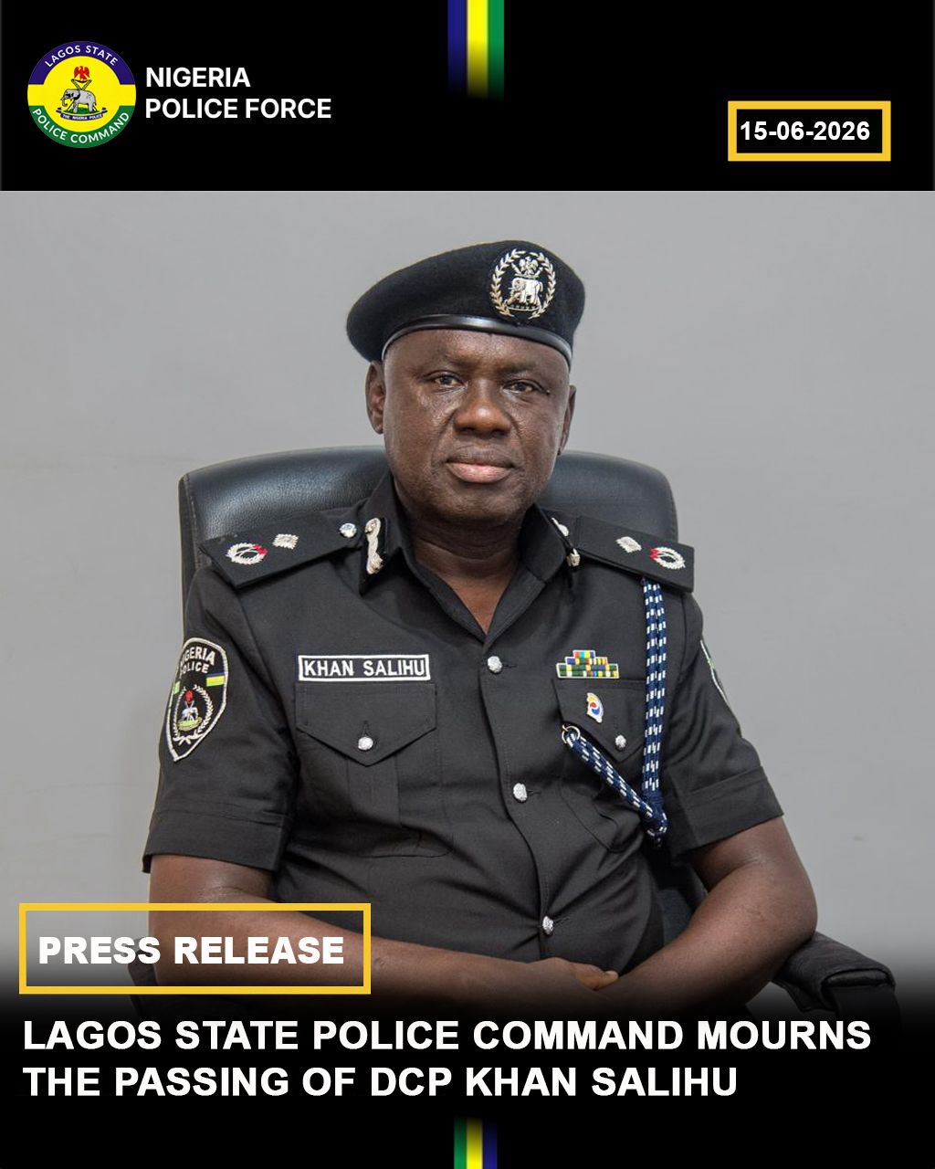 BREAKING: Lagos Deputy Commissioner of Police Passes Away Shortly After Leaving Office