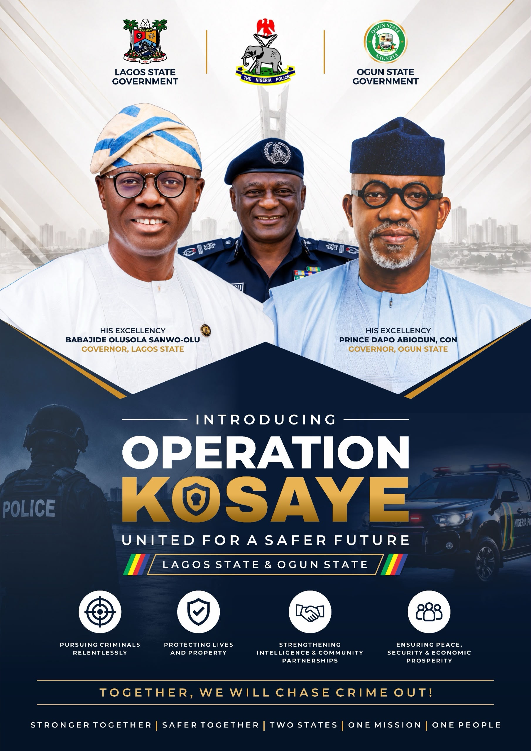 Sanwo-Olu Hails Police Onslaught Against Criminals In Operation “Kosaye” • As Police arrest 88 suspects, rescue 5 kidnapped victims