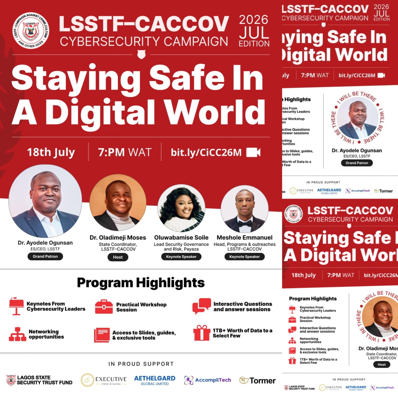 LSSTF-CACCOV Set To Hold Virtual Cybersecurity Campaign On Saturday 18th July, Urges Safety in Digital Age 