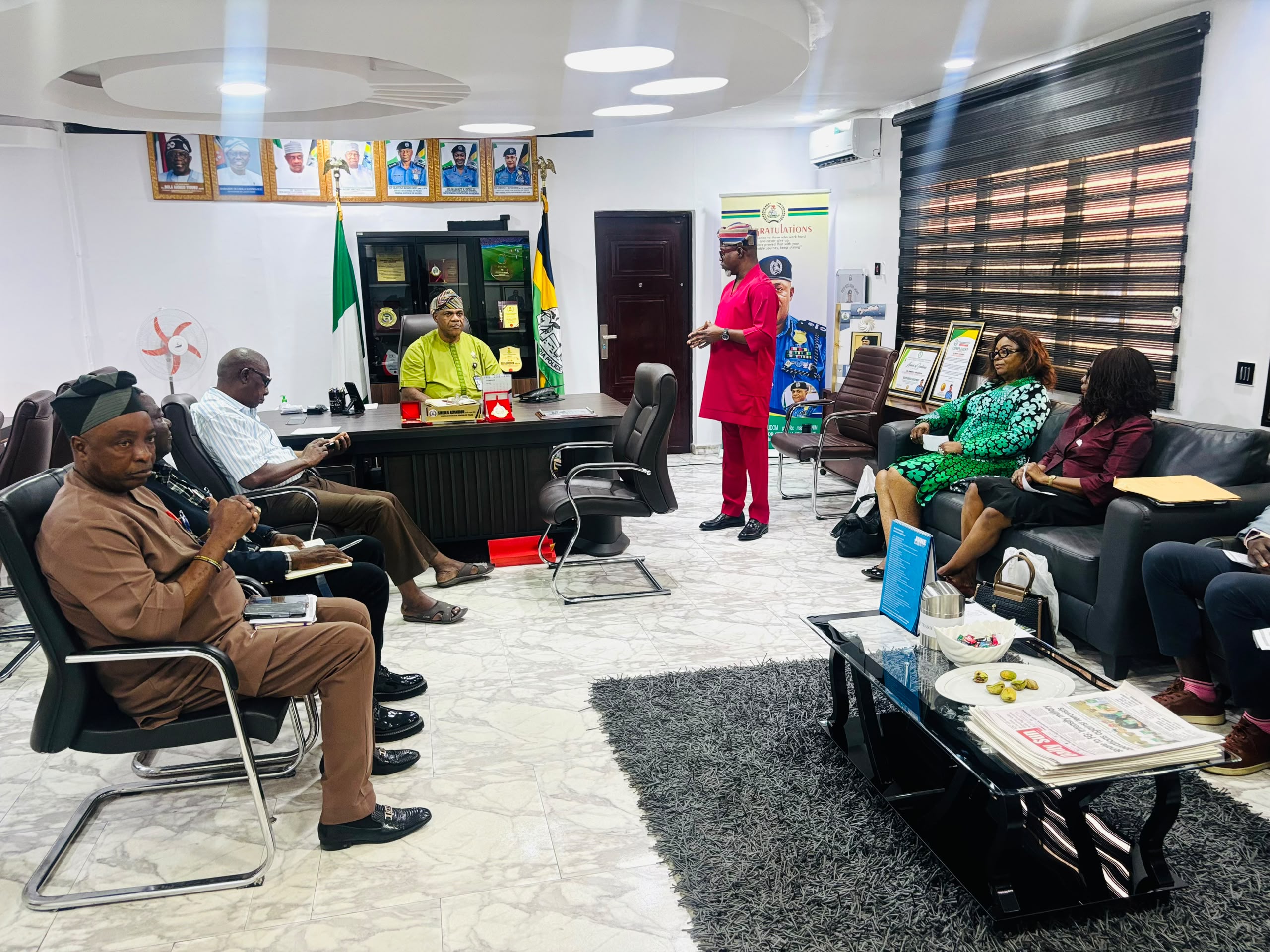 AIG FCID Annex Lagos Receives Delegation from NIPR Lagos State Chapter