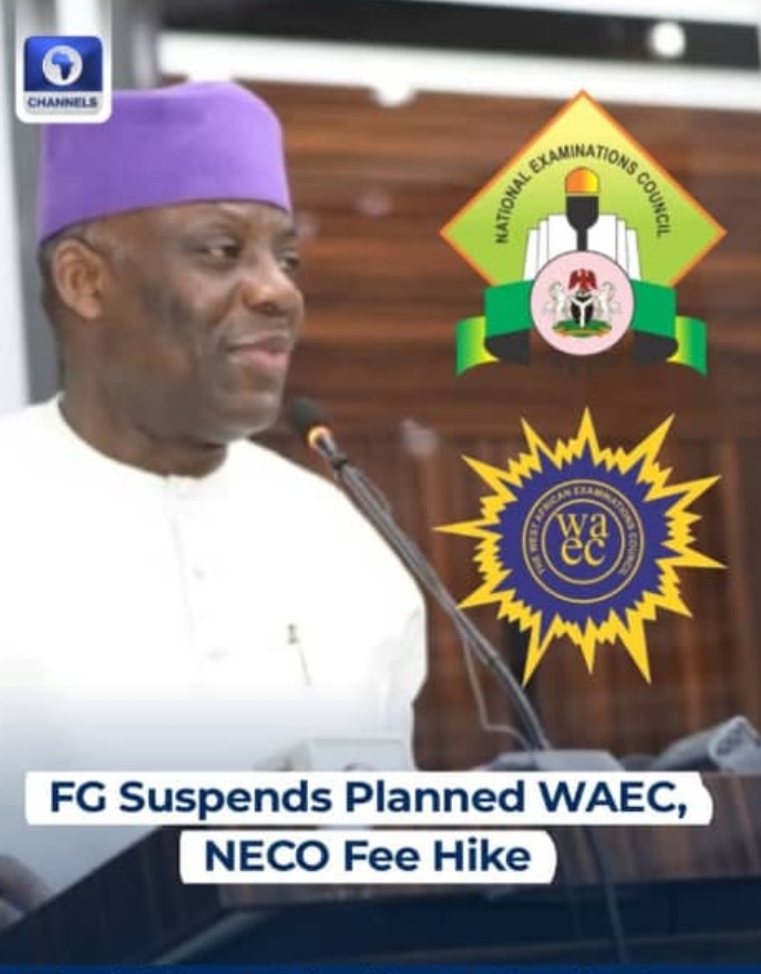 Relief For Parents: FG Halts 82% Jump In WAEC, NECO Registration Fees