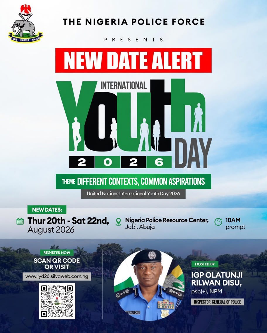 Nigeria Police Force To Host International Youth Day 2026 – National Youth Leadership & Security Initiative