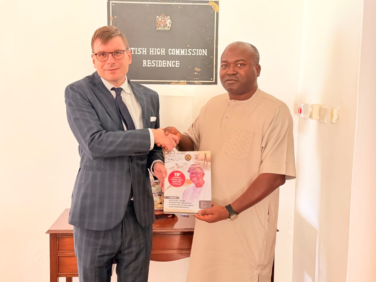 LSSTF Goes Global with Lagos Security, Set to Partner British High Commission, Others • As Ogunsan pays courtesy visit to British deputy head of mission 