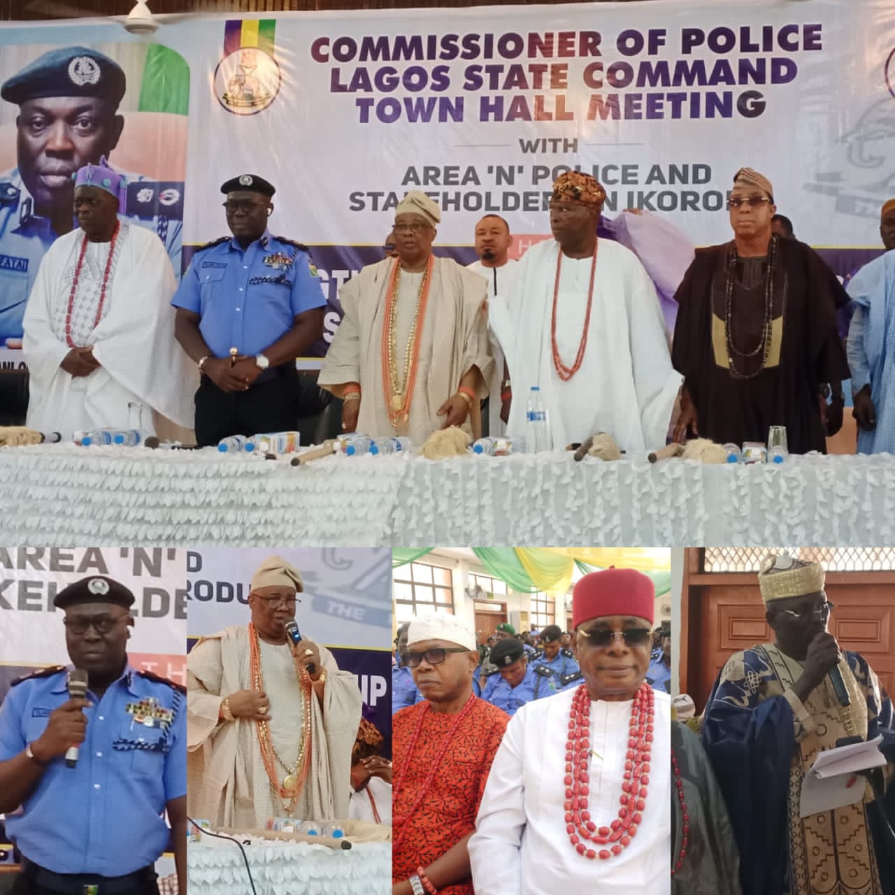 Lagos CP Tijani Tasks Ikorodu Residents to Speak Up Against Cultism, Crime, Violence • says “safeguarding the community is shared responsibilities”