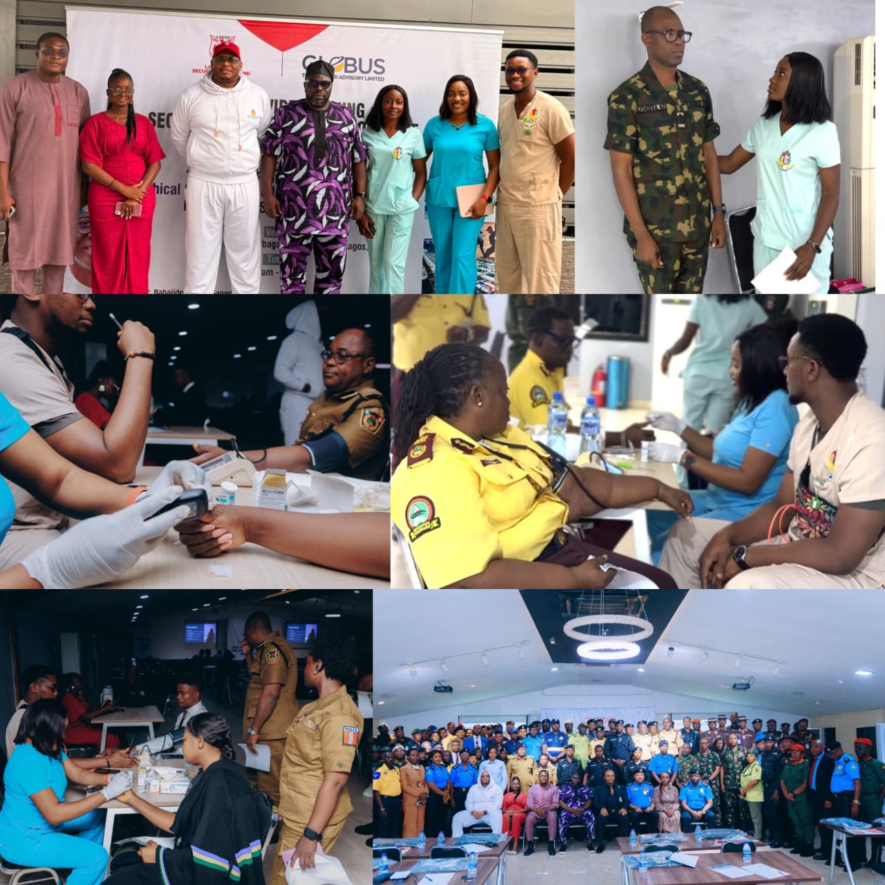 LSSTF Begins Medical Check-ups for Lagos Security Operatives 