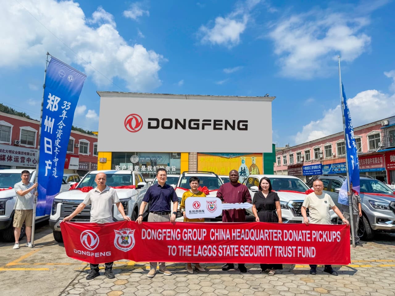 Dongfeng Motors Ramps Up Support: Donates 5 More Vehicles to LSSTF, Pledges 10 by Year-end, Strengthening Lagos Security