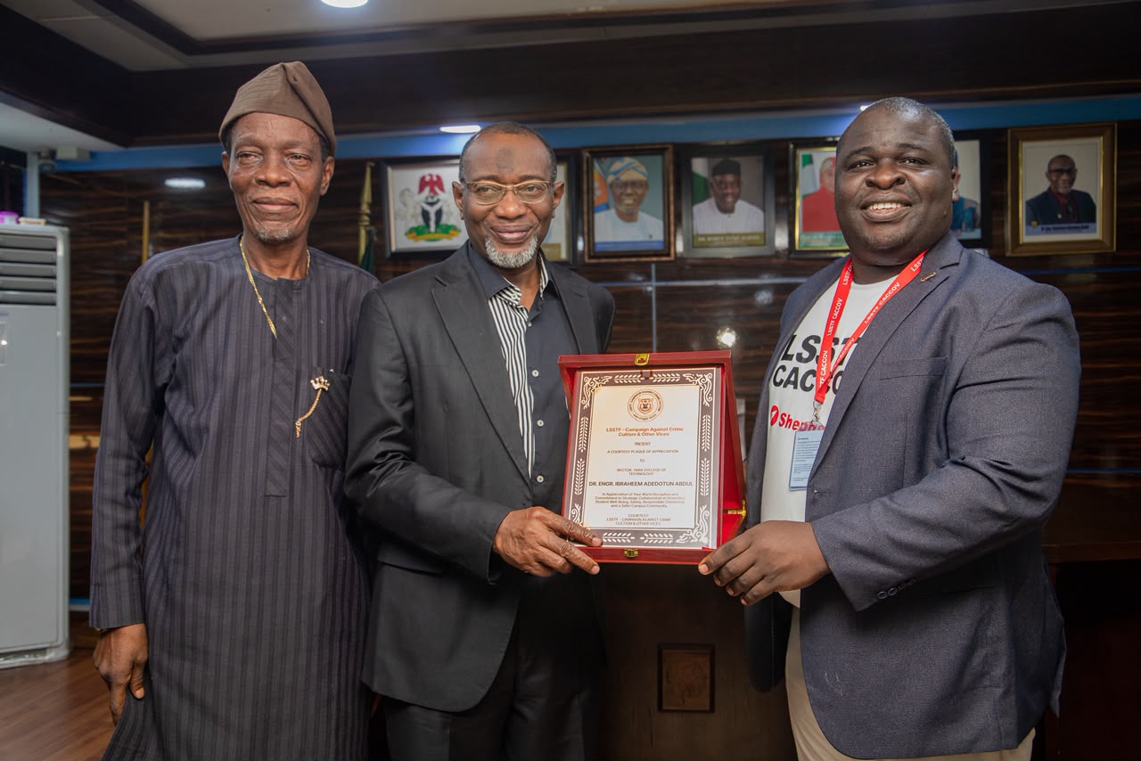 LSSTF-CACCOV, YABATECH Forge Stronger Alliance Against Cultism, Crime on Campus • Rector, Adedotun Abdul Hails LSSTF CEO Ogunsan for Championing Security in Lagos