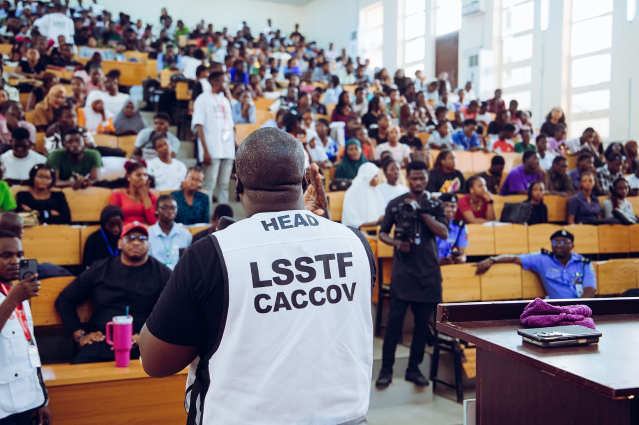 Vice-Free Campus: LSSTF-CACCOV Sensitize FCE Akoka Students Against Cultism, Drugs, other Social Vices • as Oladimeji, Miller urge students to choose courage over crime in school life