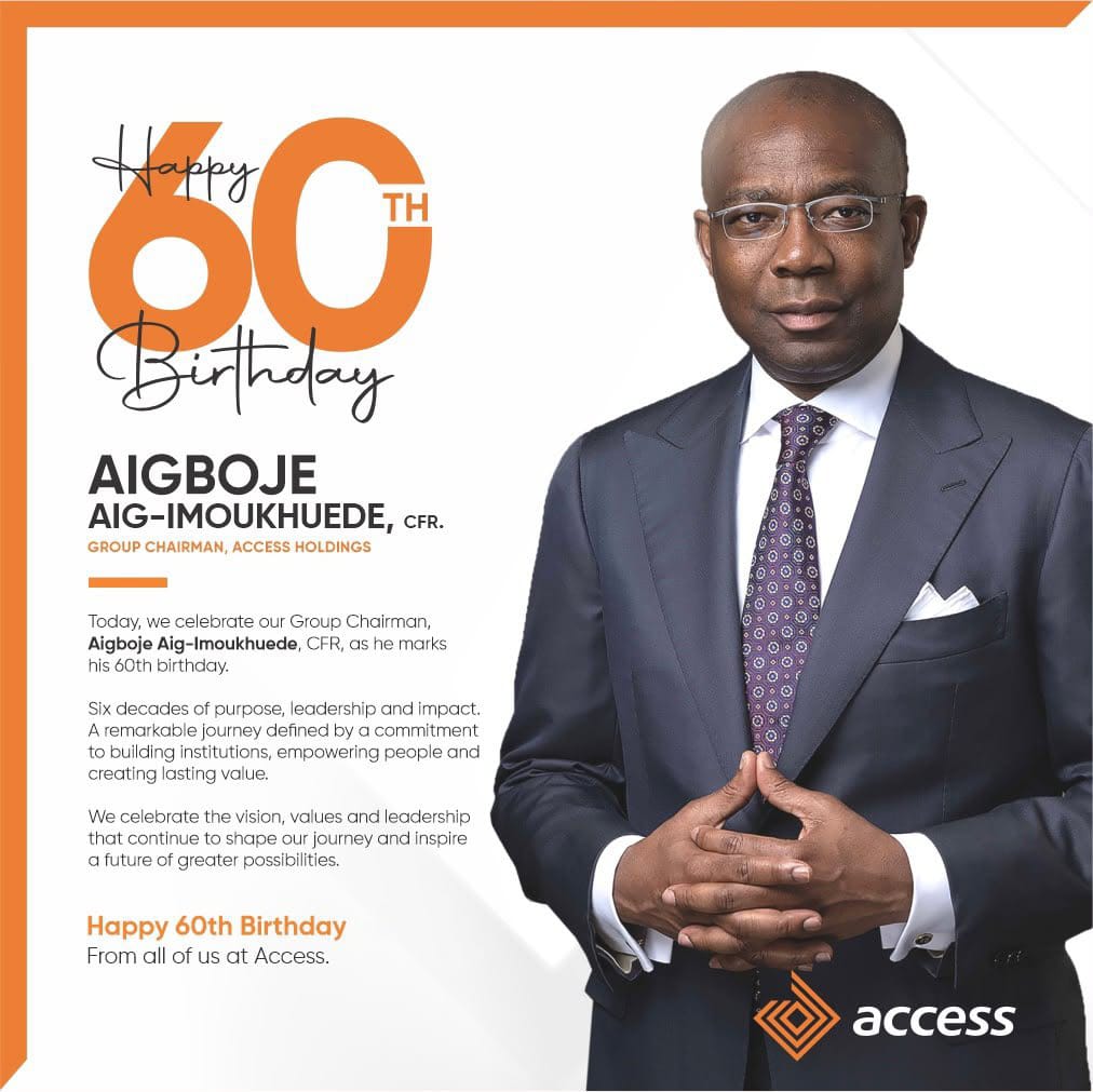 Your Career Has Opened Doors for Many People – Pres. Tinubu Celebrates Aigboje Aig-Imoukhuede at 60
