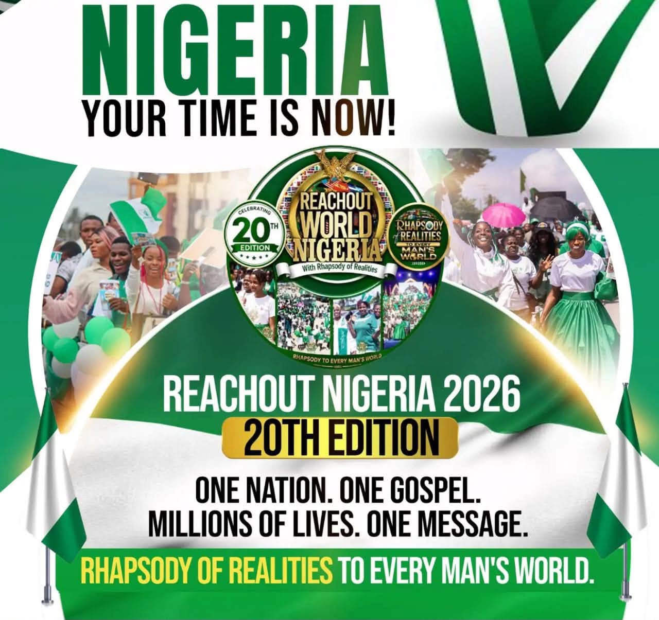 Rhapsody of Realities Drive ReachOut Nigeria 20th Edition